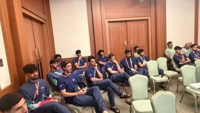 آنالیز امارات در جلسه عبدی با بازیکنان تیم فوتبال امید